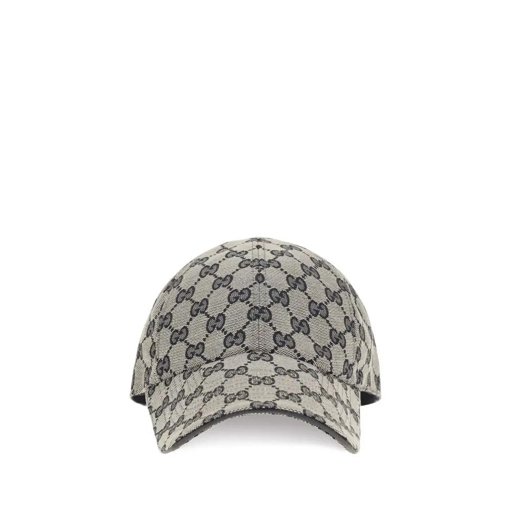 Gucci Gucci Gray Cotton Cap (Baseball Hat)