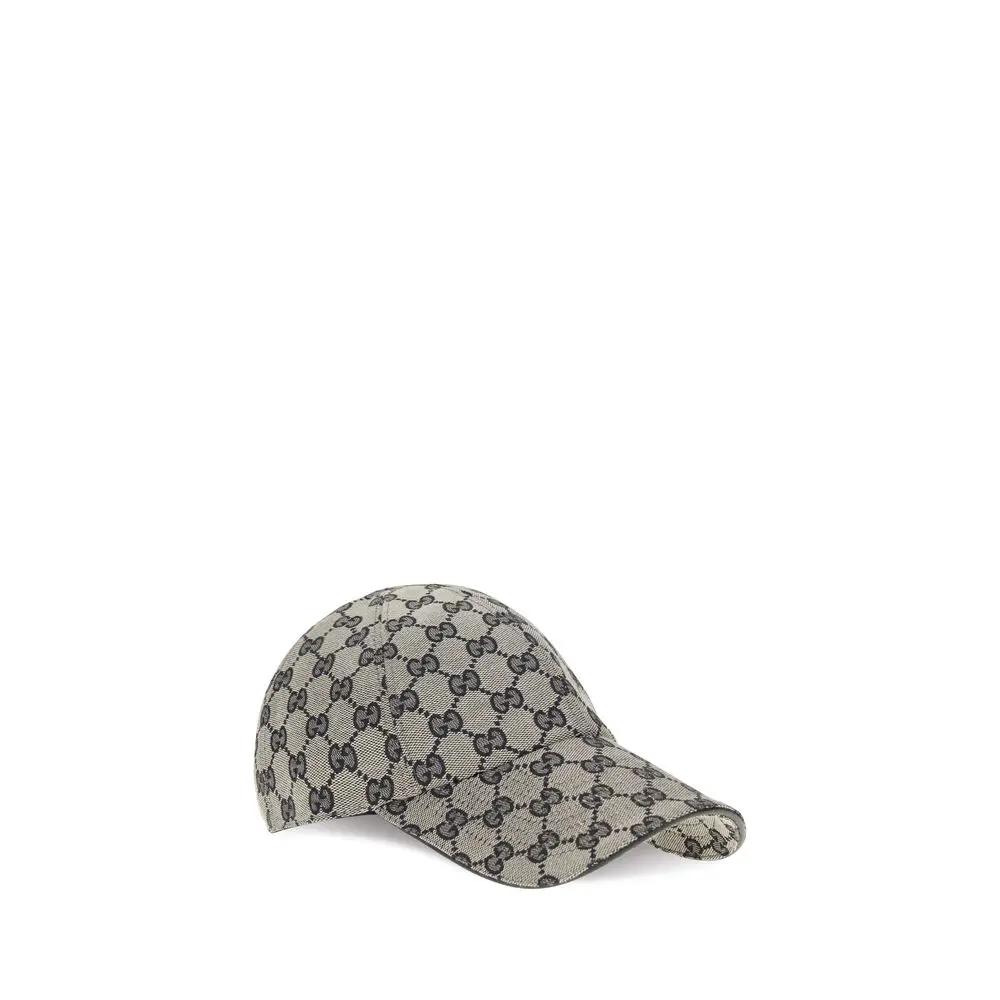 Gucci Gucci Gray Cotton Cap (Baseball Hat)