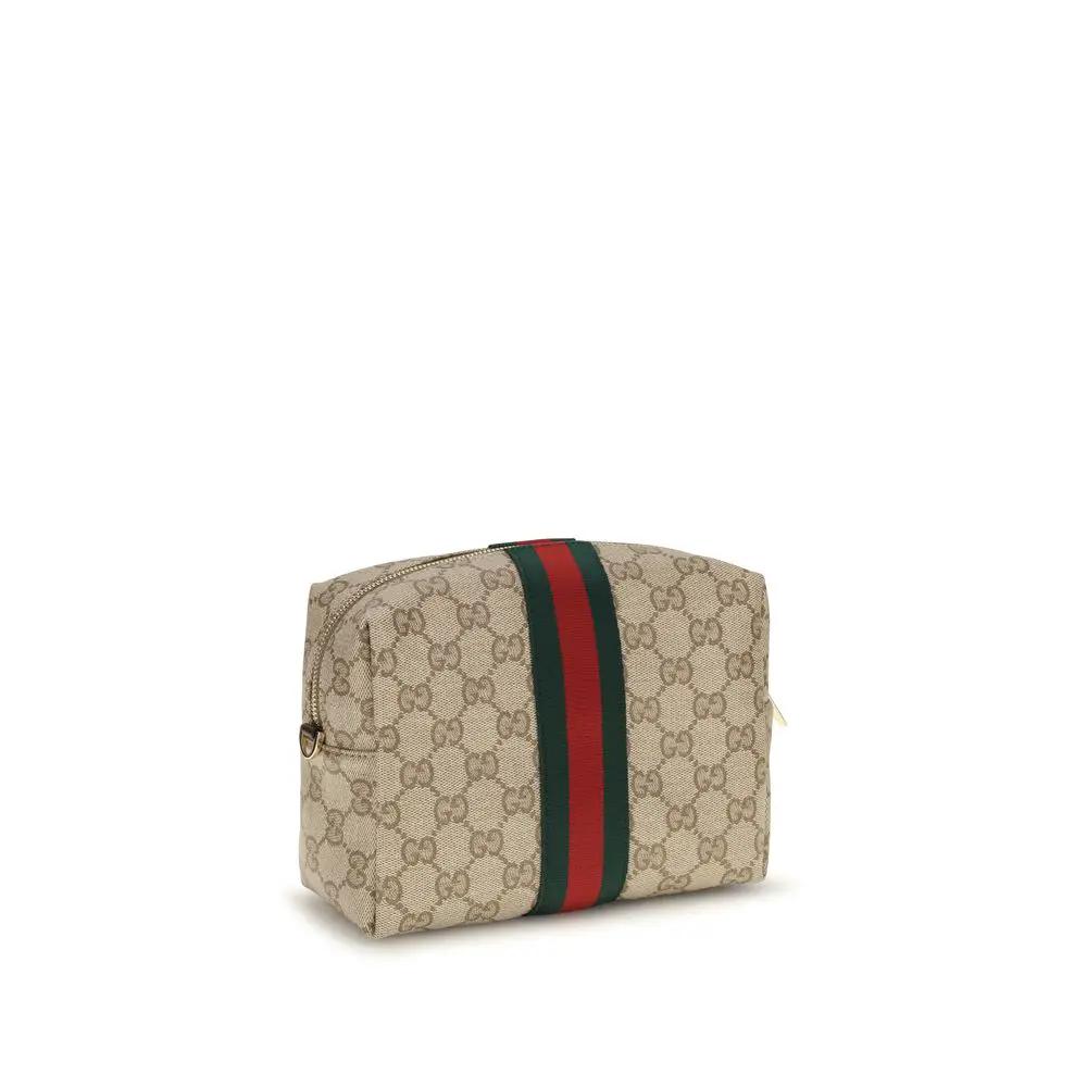 Gucci Gucci Beige Fabric Shoulder Bag