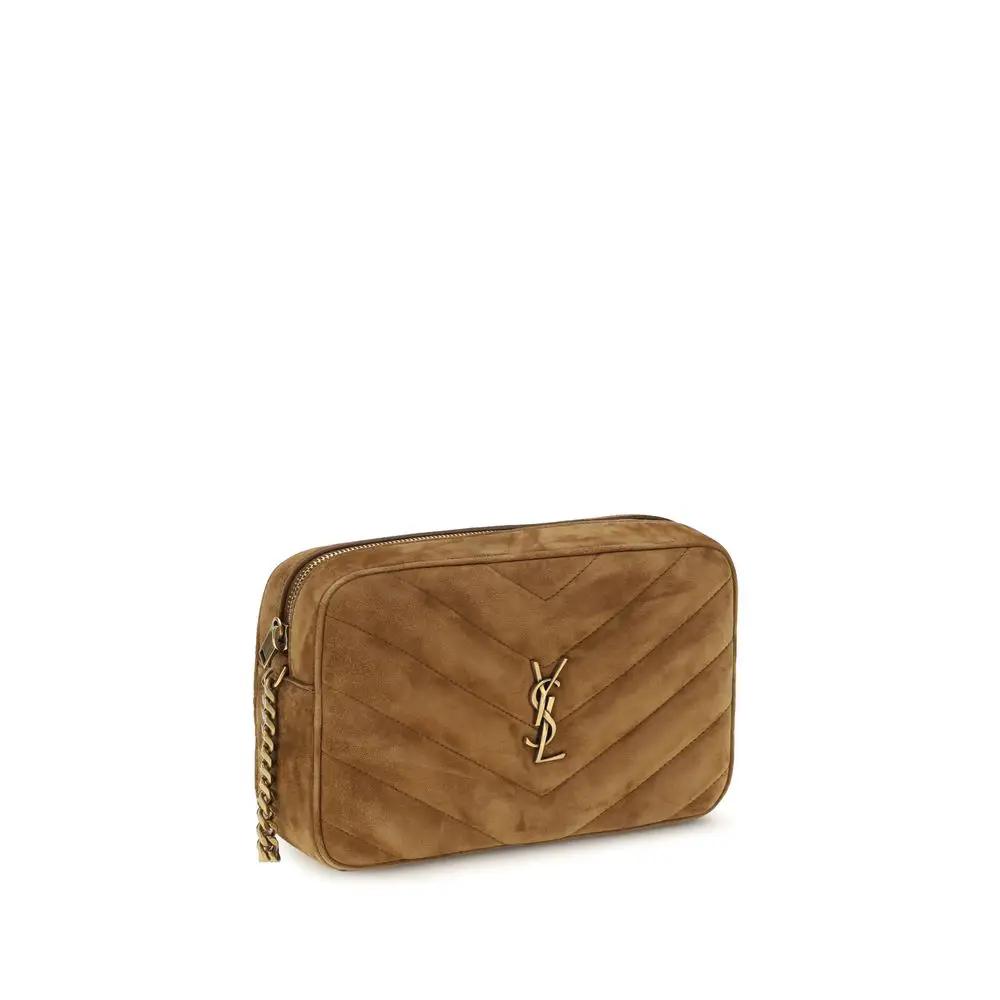 Saint Laurent Saint Laurent Brown Calf Leather Bos Taurus Shoulder Bag