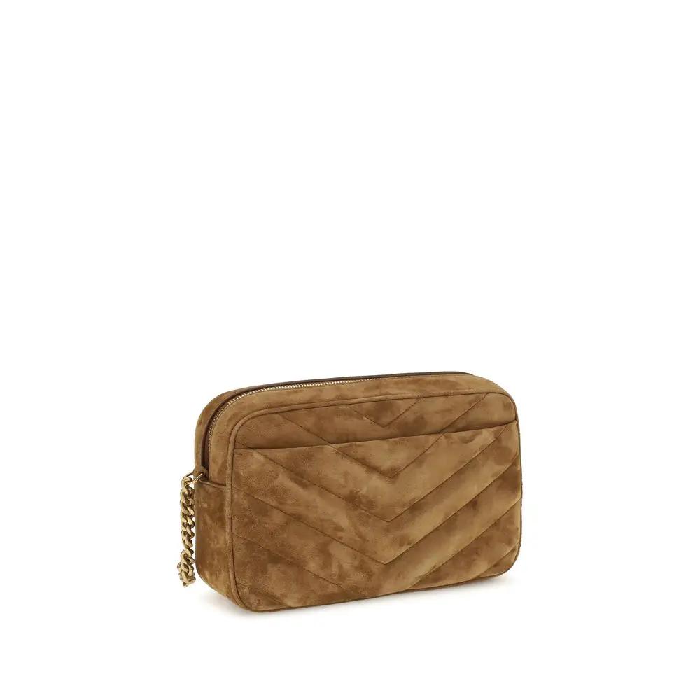 Saint Laurent Saint Laurent Brown Calf Leather Bos Taurus Shoulder Bag