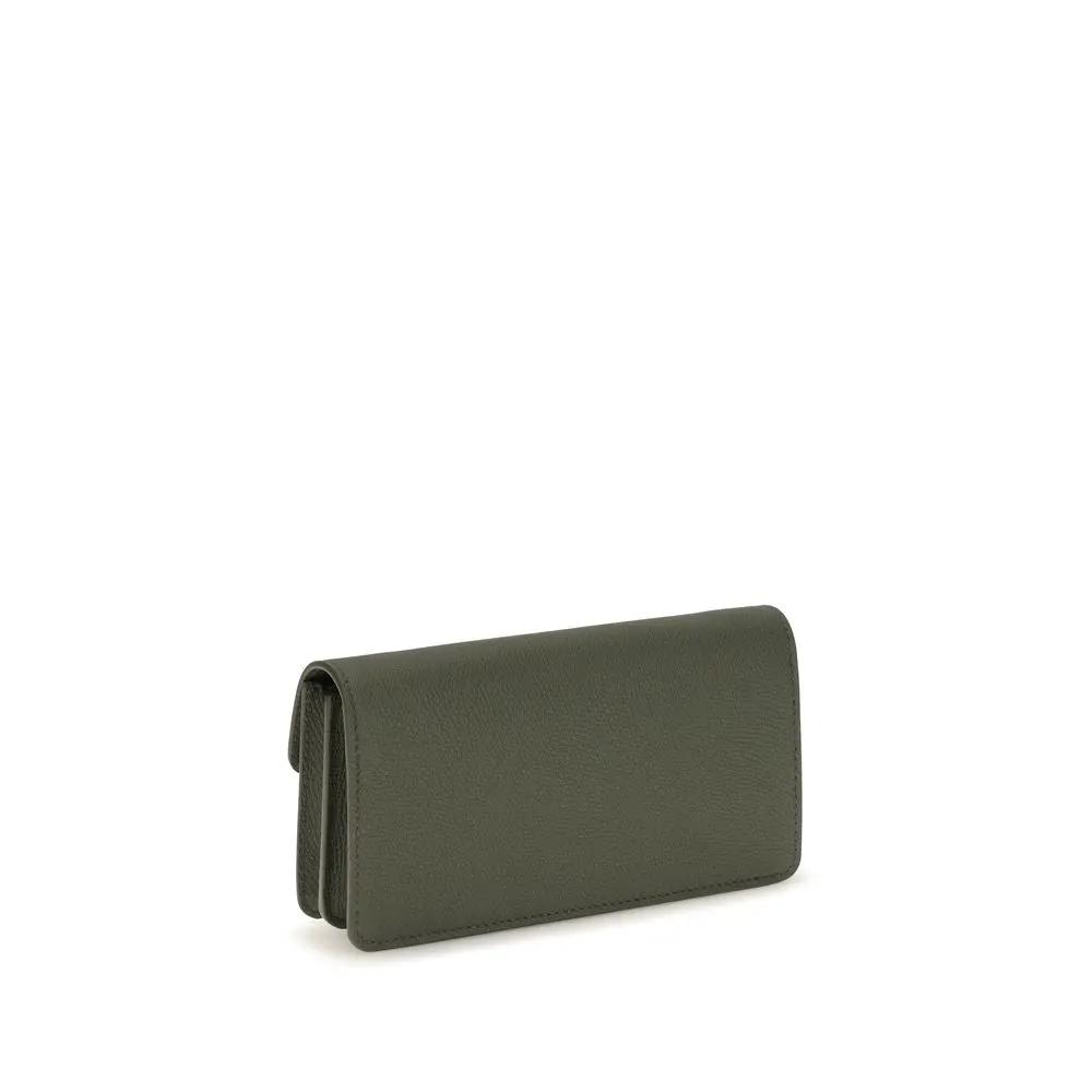Valentino Garavani Valentino Garavani Bicolor Calf Leather Bos Taurus Wallet