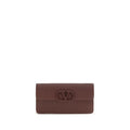 Valentino Garavani Valentino Garavani Brown Calf Leather Bos Taurus Wallet