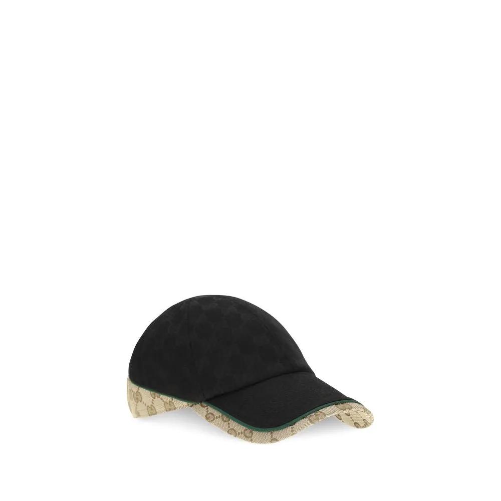 Gucci Gucci Black Polyamide Cap (Baseball Hat)