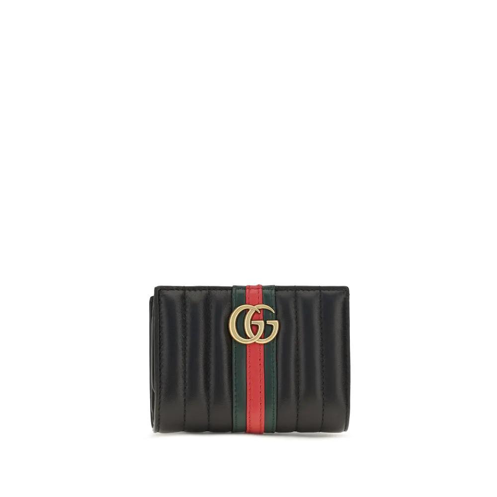 Gucci Gucci Black Calf Leather Bos Taurus Wallet