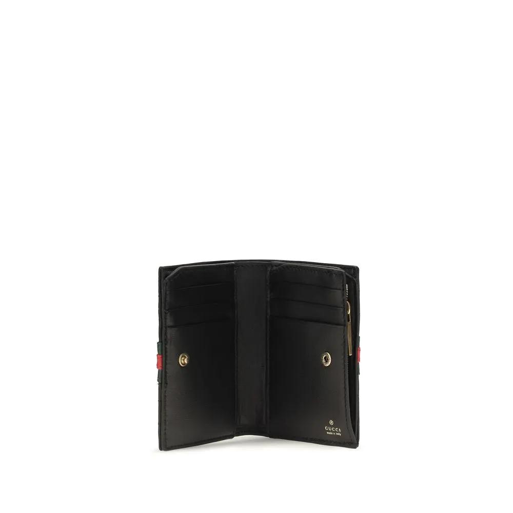 Gucci Gucci Black Calf Leather Bos Taurus Wallet