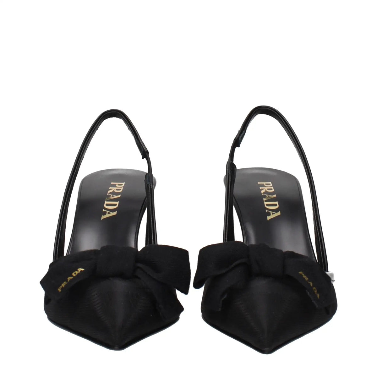 Prada Black Fibres High Heel Pumps