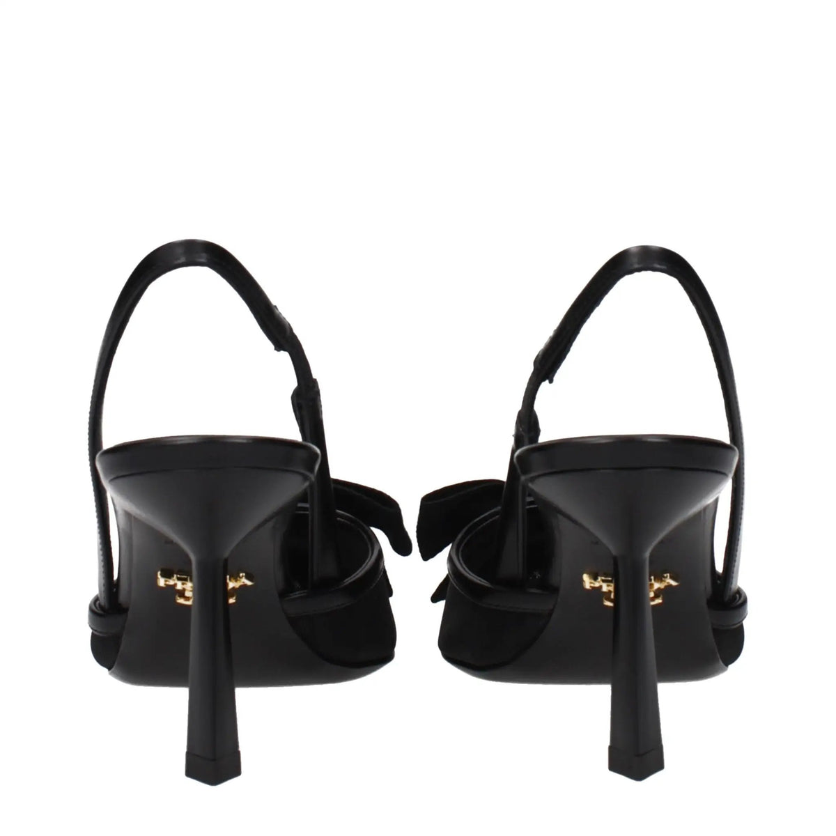 Prada Black Fibres High Heel Pumps
