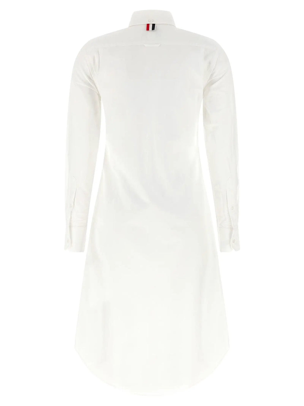 Thom Browne White Cotton Midi Skirt