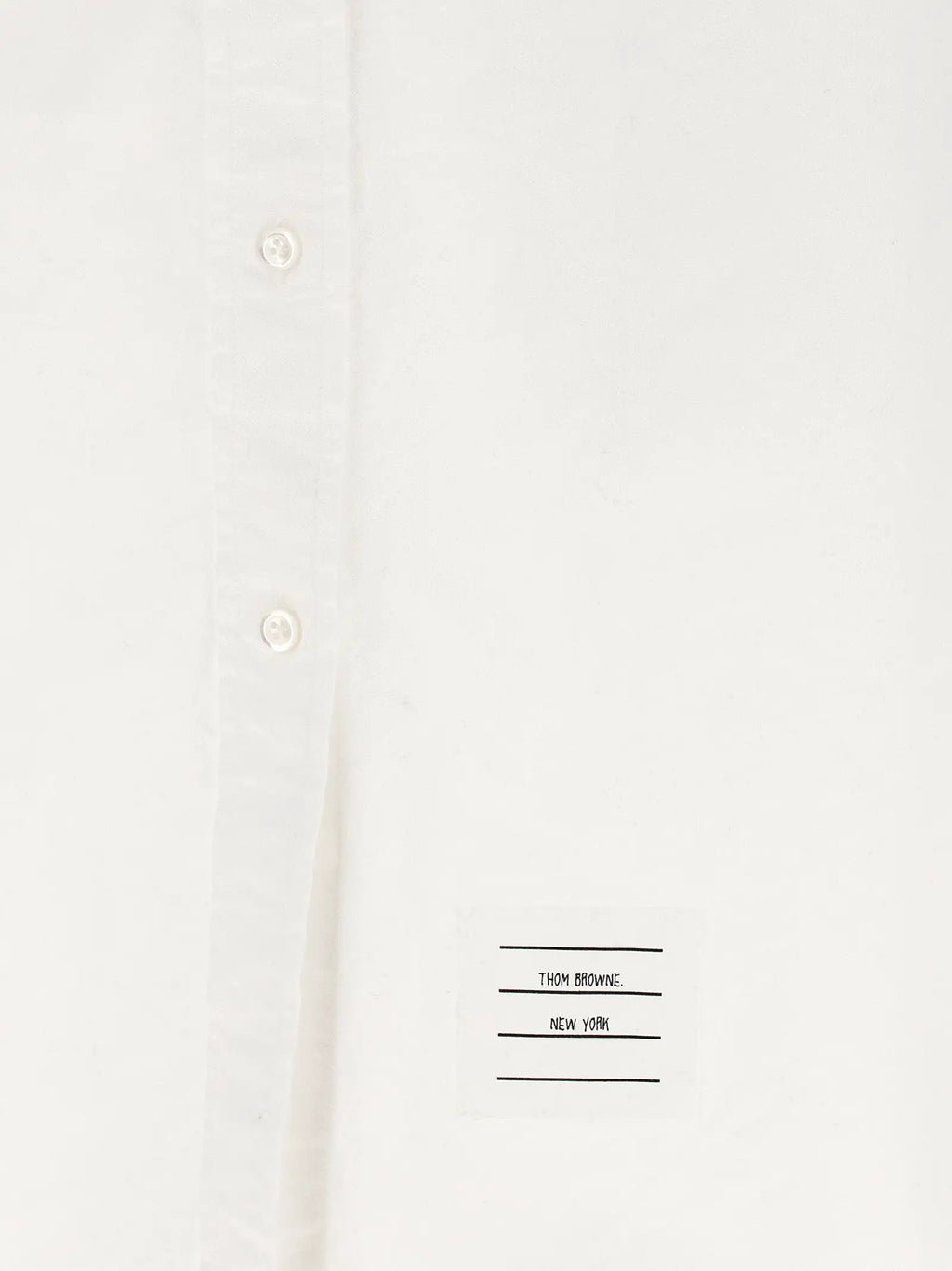 Thom Browne White Cotton Midi Skirt