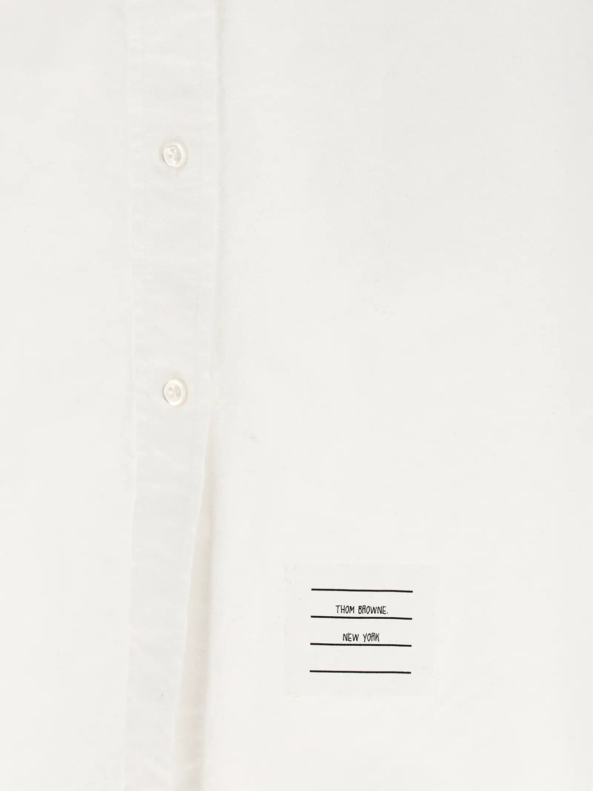 Thom Browne White Cotton Midi Skirt