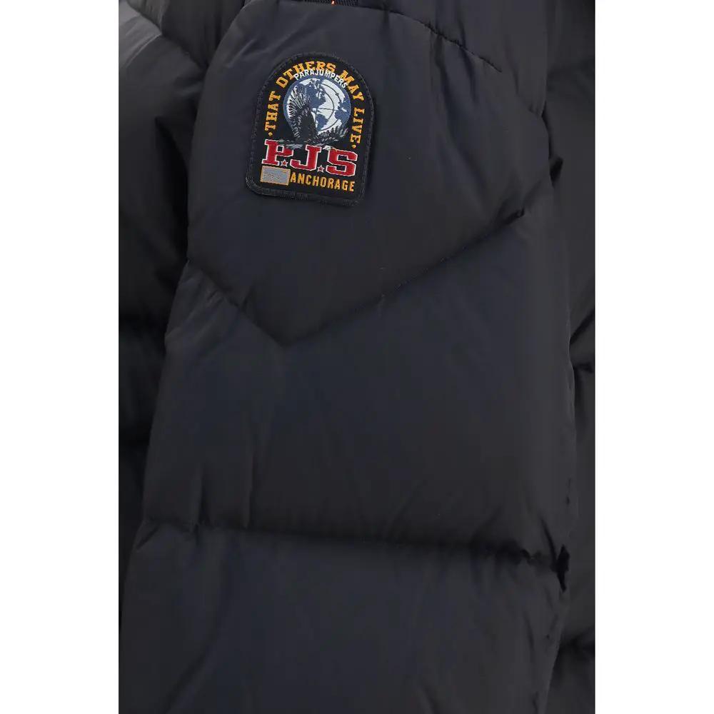 Parajumpers Black Goose Down Full-Length Jacket