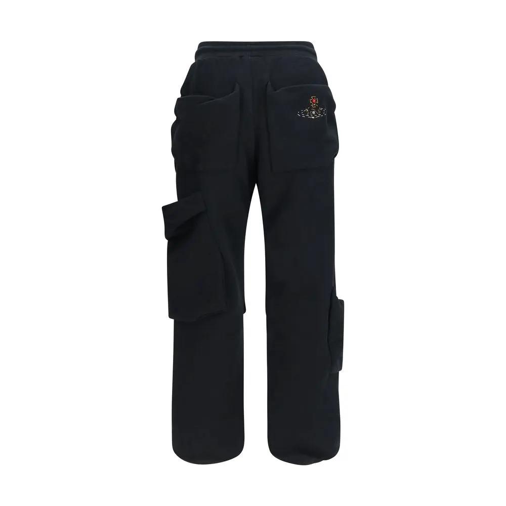 Vivienne Westwood Black Cotton Athletic Pants