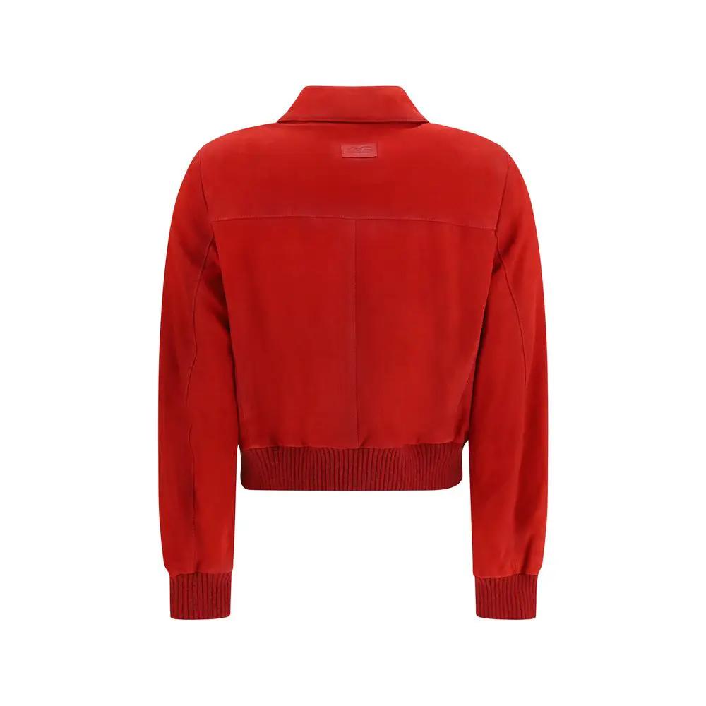 Valstar Valstar Red Goatskin Full-Length Jacket