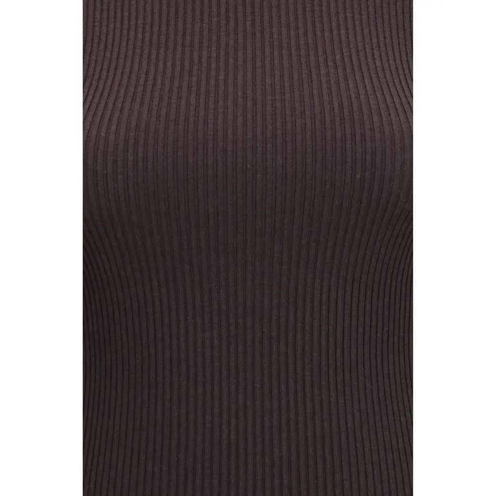 Wolford Brown Wool Oves Aries Turtleneck