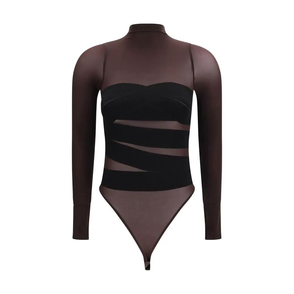 Wolford Wolford Brown Polyamide Bodysuit