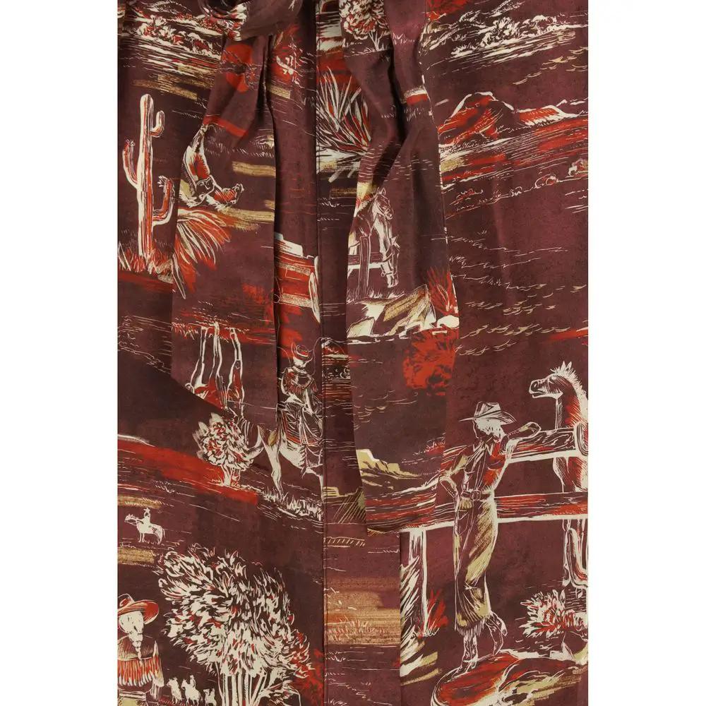 Alemais Alemais Brown Silk Casual Dress