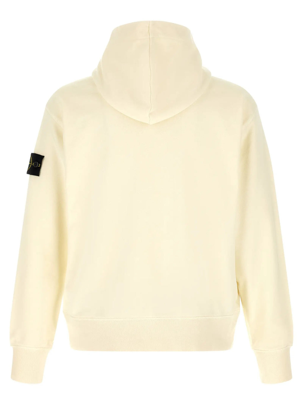 Stone Island White Cotton Sweatshirt