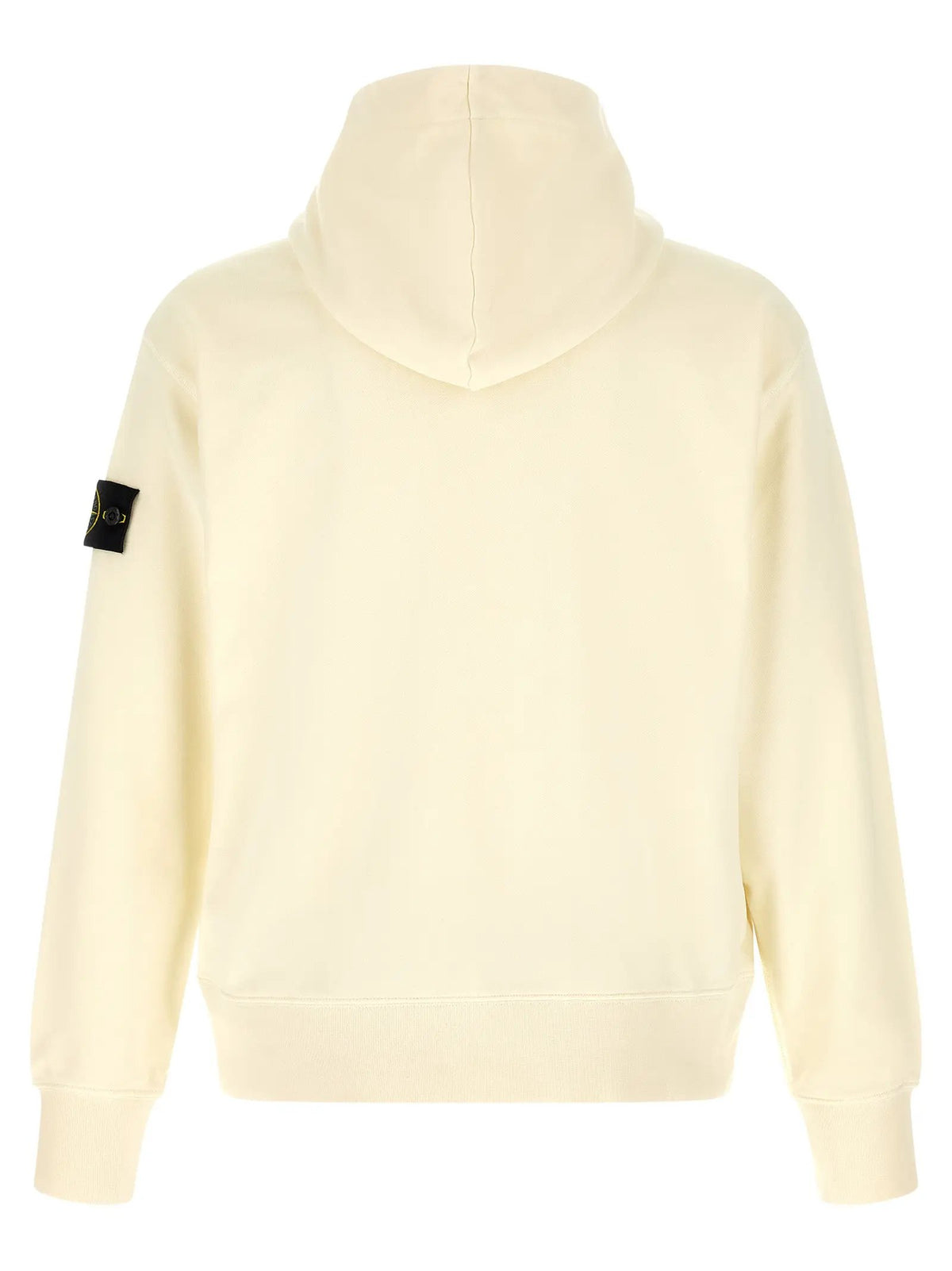 Stone Island White Cotton Sweatshirt