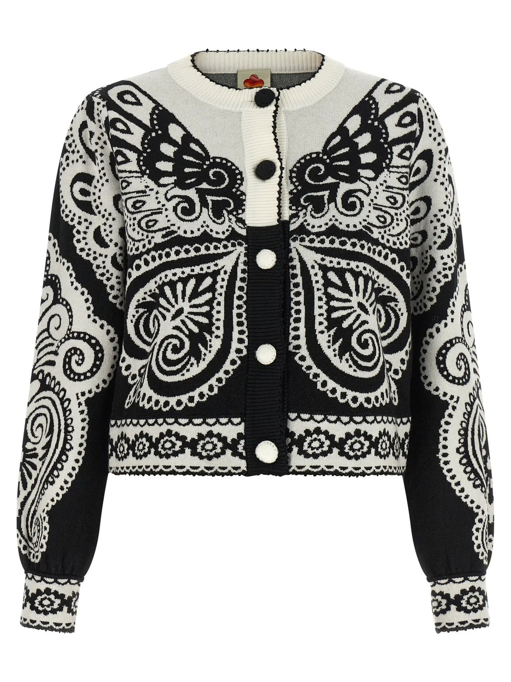FARM RIO FARM RIO Bicolor Polyester Cardigan