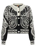 FARM RIO FARM RIO Bicolor Polyester Cardigan