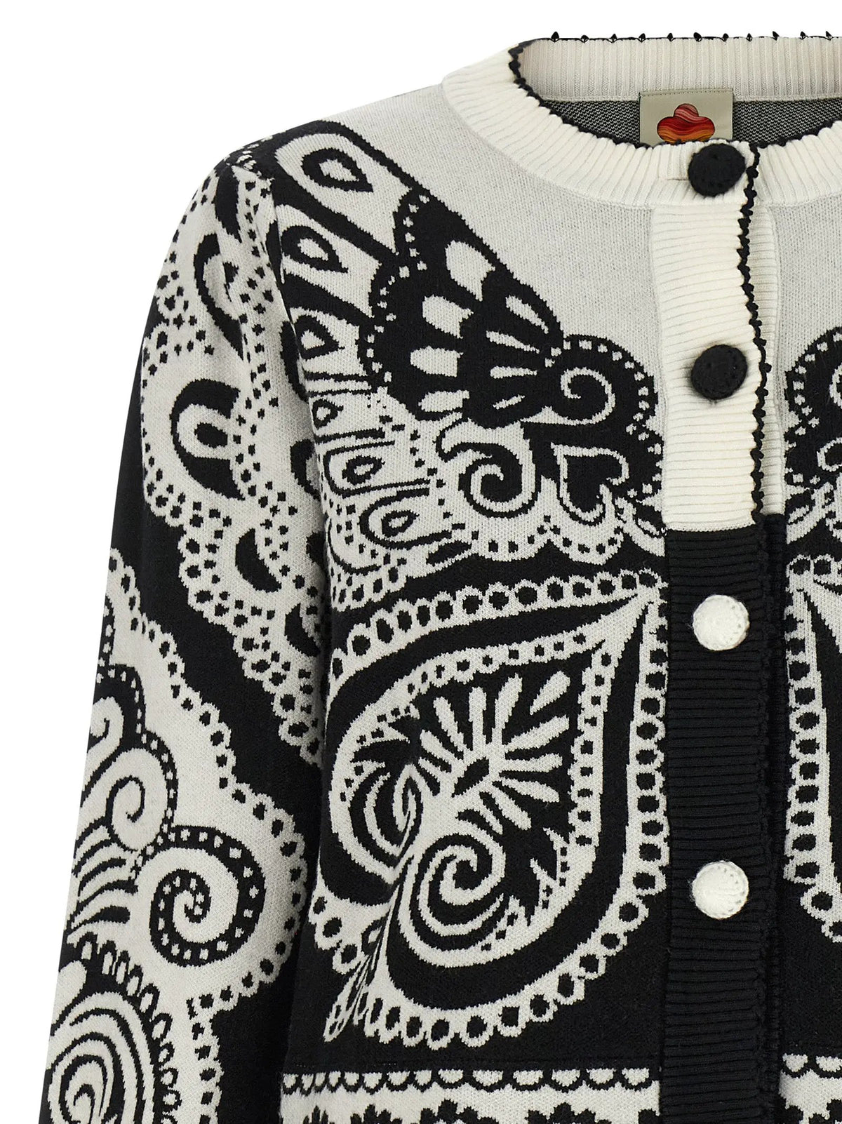 FARM RIO FARM RIO Bicolor Polyester Cardigan