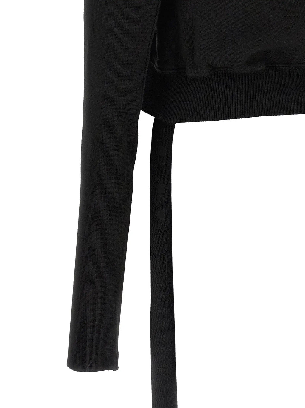 DRKSHDW Sweat-shirt noir en coton