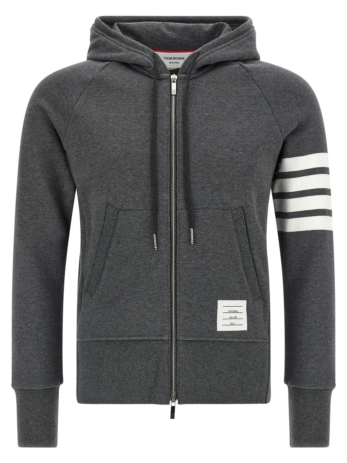 Thom Browne Gray Cotton Sweatshirt