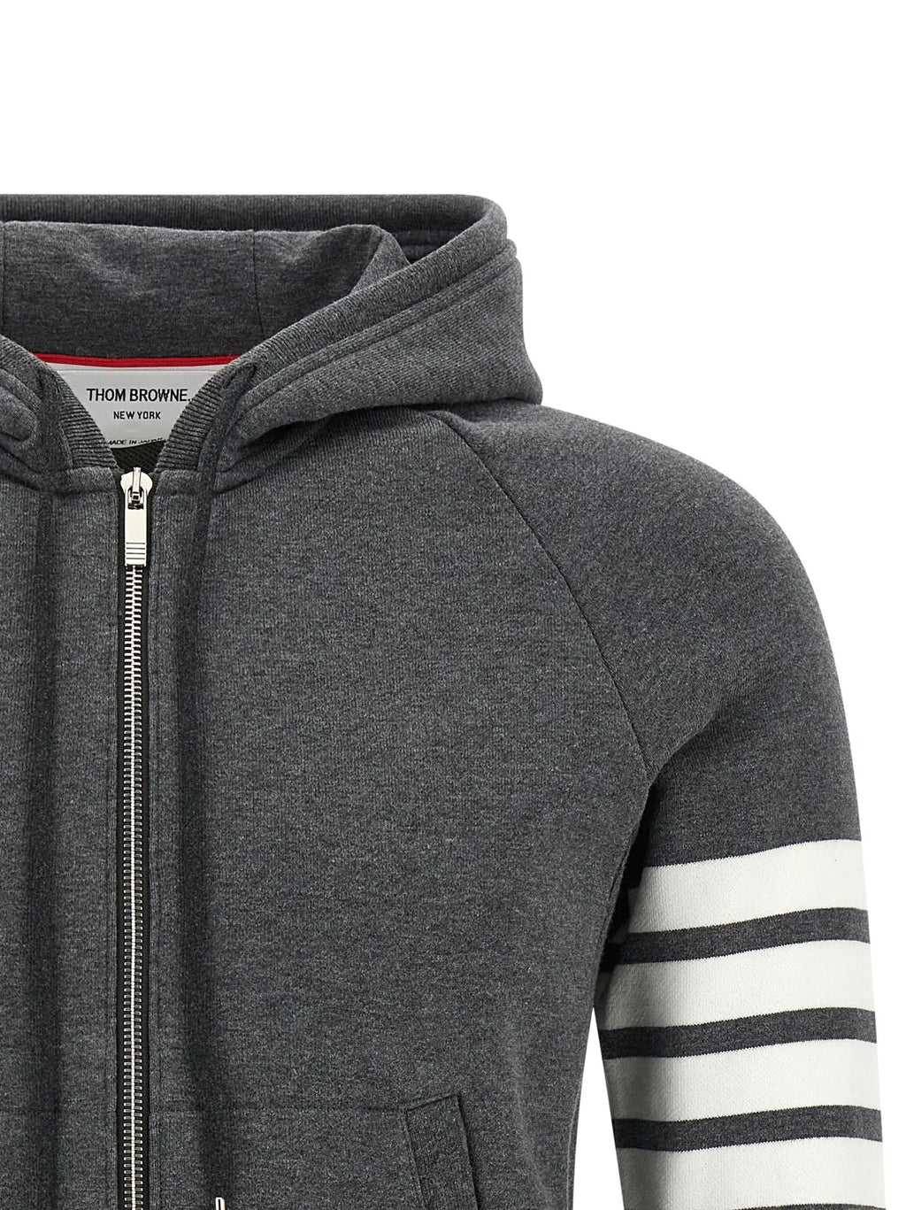 Thom Browne Gray Cotton Sweatshirt