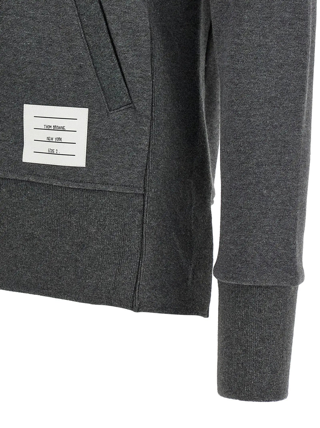 Thom Browne Gray Cotton Sweatshirt