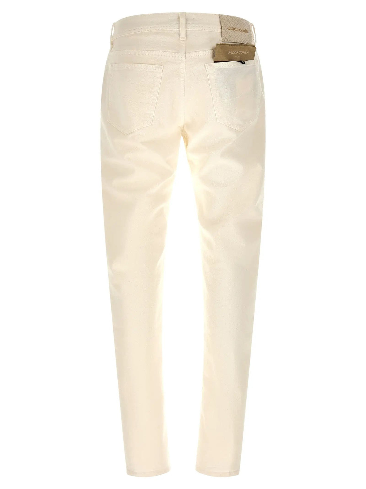 Jacob Cohen Jacob Cohen White Cotton Tapered Jeans