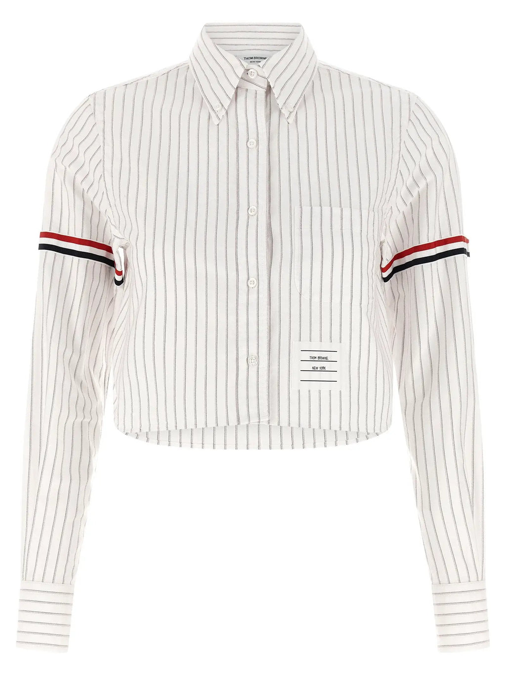 Thom Browne White Cotton Blouse