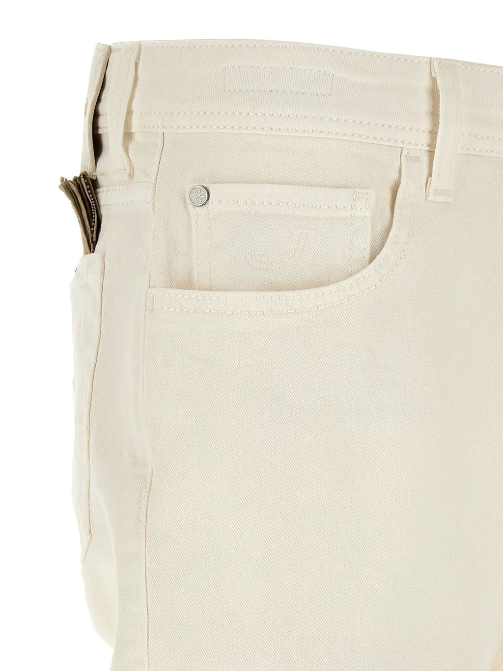 Jacob Cohen Jacob Cohen White Cotton Tapered Jeans