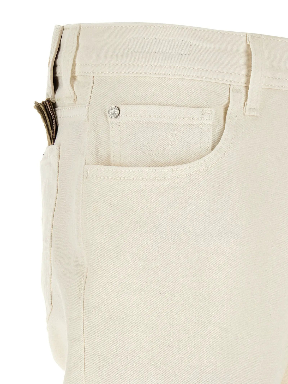 Jacob Cohen Jacob Cohen White Cotton Tapered Jeans