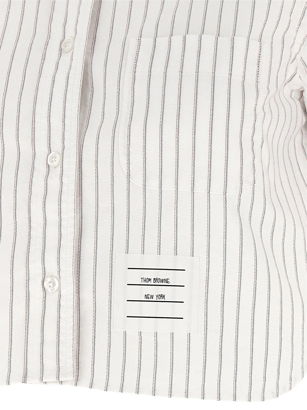 Thom Browne White Cotton Blouse