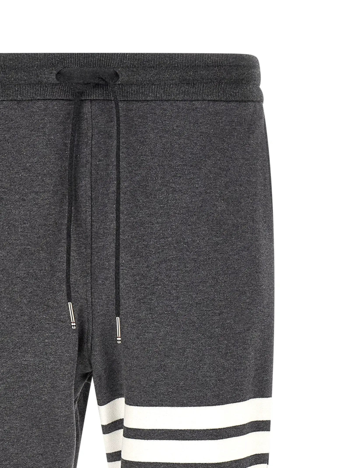 Thom Browne Gray Cotton Joggers (Workout Pants)