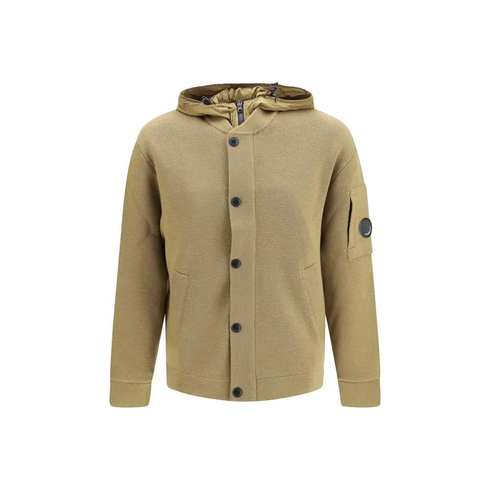 C.P. Company Beige Wool Oves Aries Shell Jacket