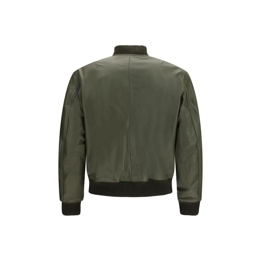 Sunflower Bicolor Calf Leather Bos Taurus Leather Jacket
