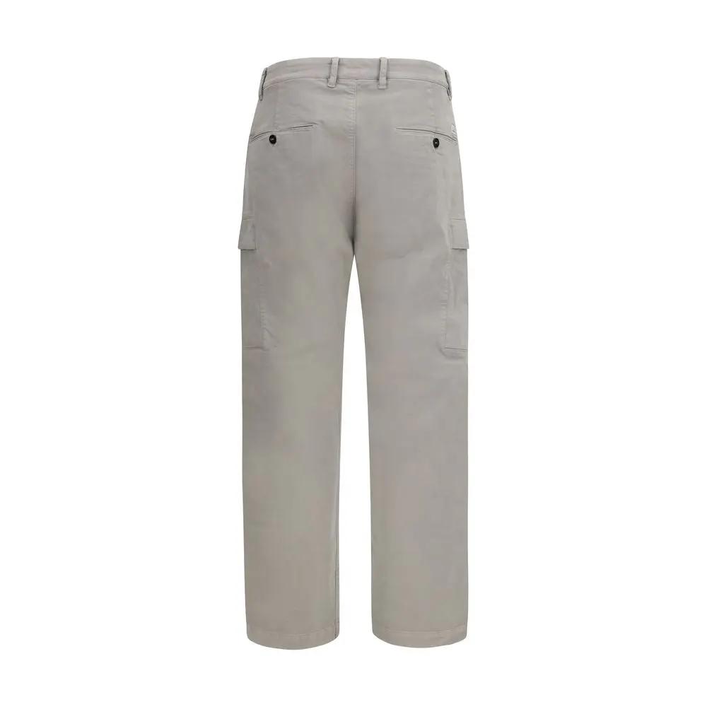 C.P. Company Gray Cotton Cargo Pants