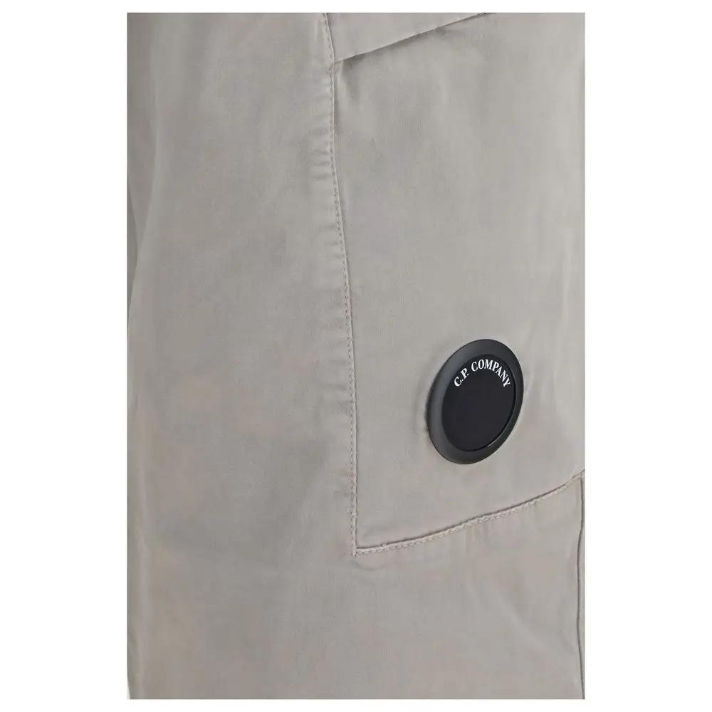 C.P. Company Gray Cotton Cargo Pants