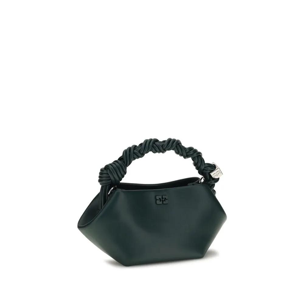 Ganni Bicolor Recycled Leather Shoulder Bag