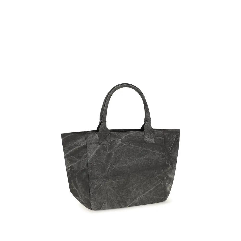 Ganni Ganni Gray Cotton Shoulder Bag