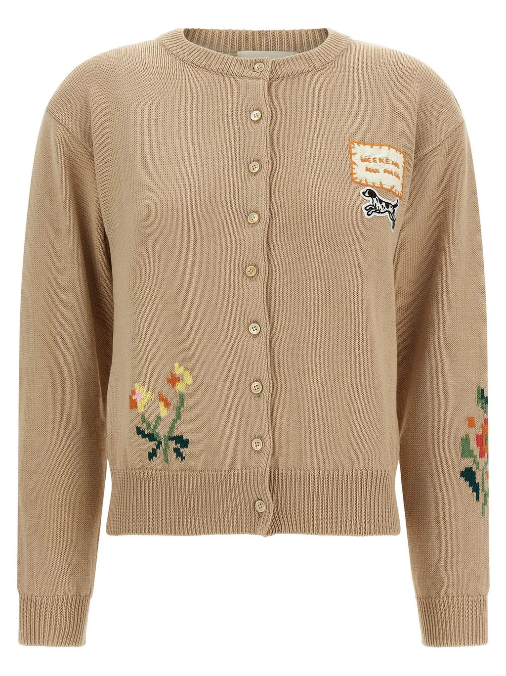 Max Mara Beige Cotton Cardigan
