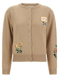 Max Mara Beige Cotton Cardigan