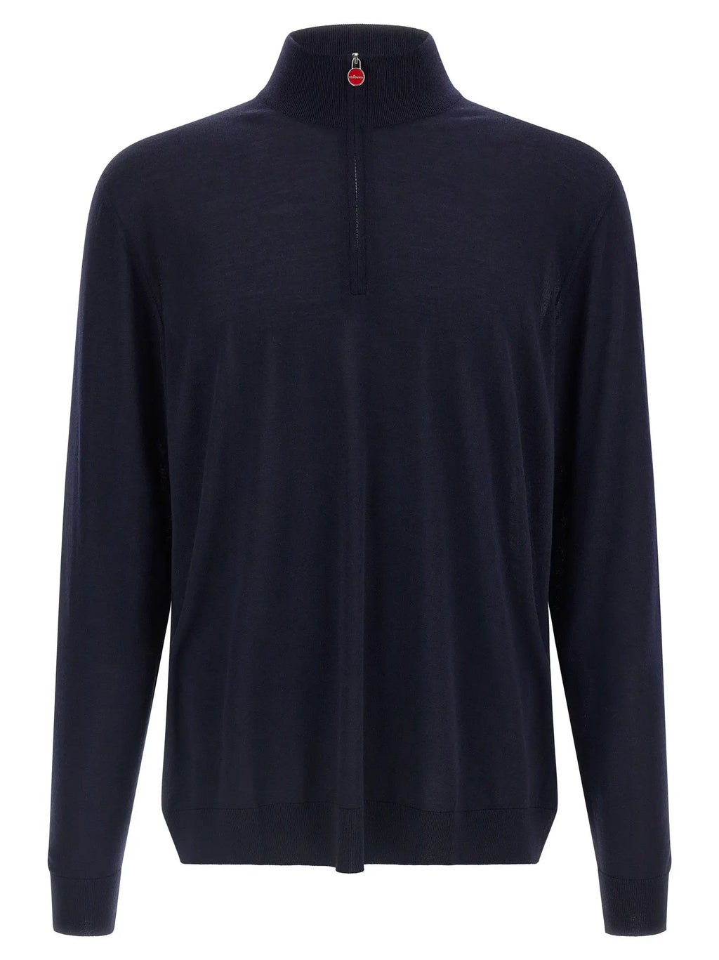 Kiton Blue Wool Cardigan