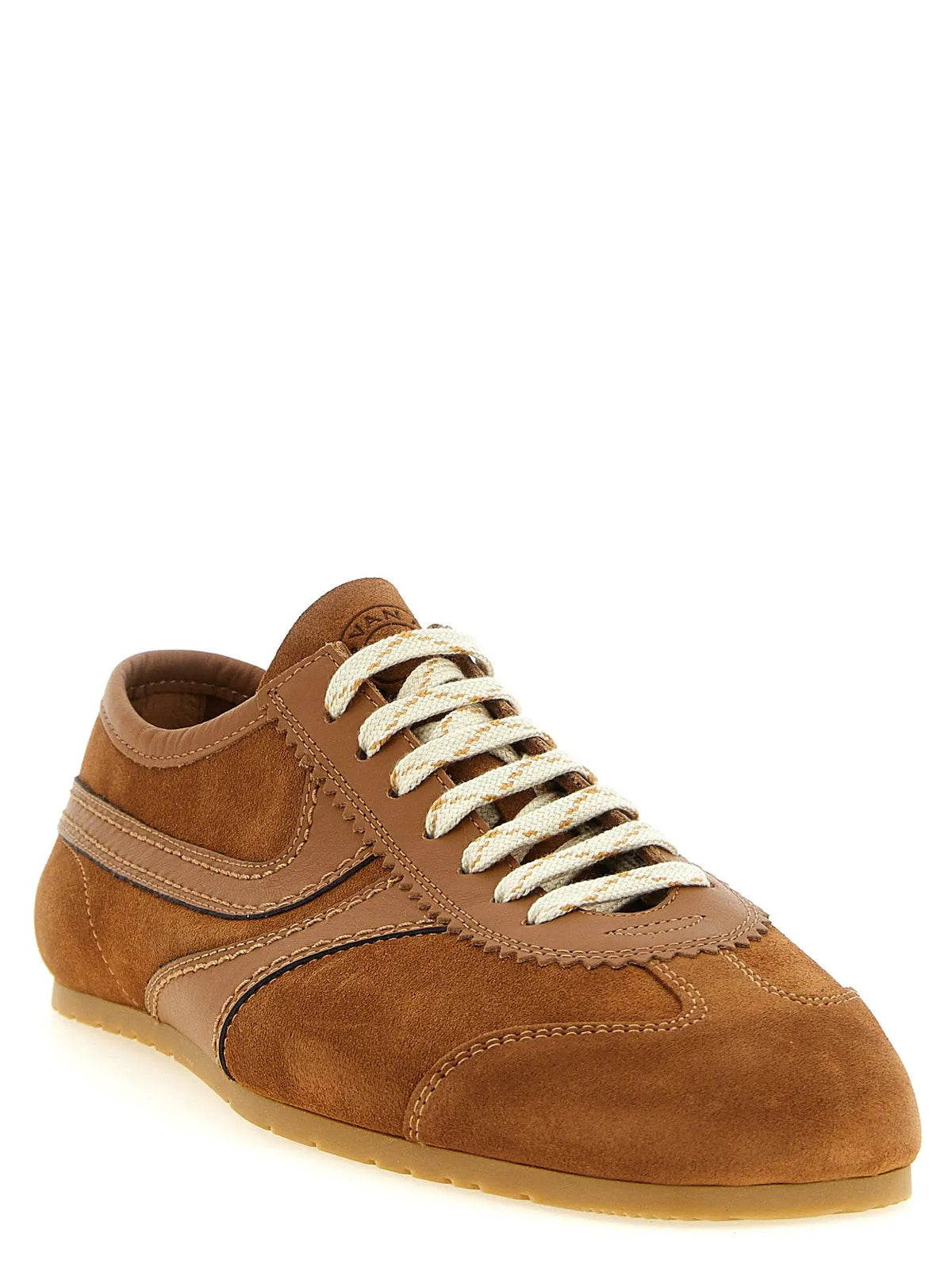 Dries Van Noten Dries Van Noten Beige Calfskin Low Top Sneakers
