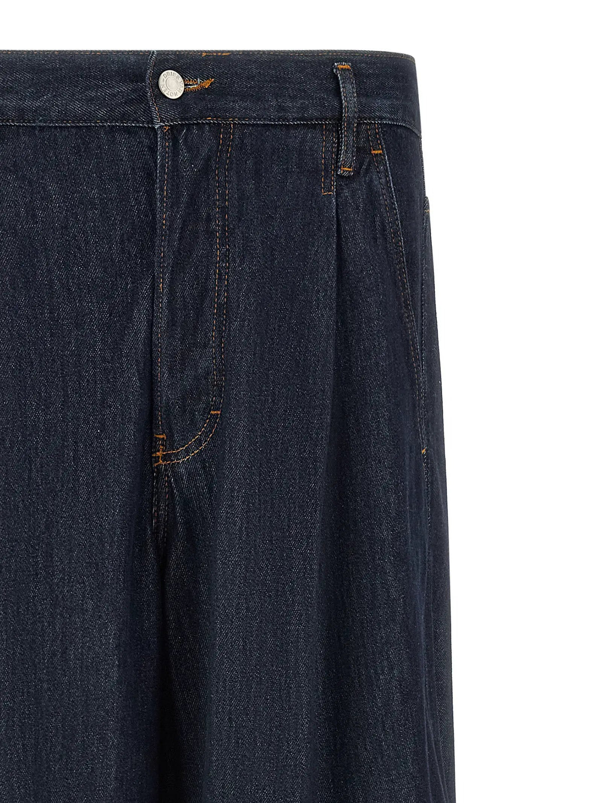 Dries Van Noten Dries Van Noten Blue Cotton Jeans Denim