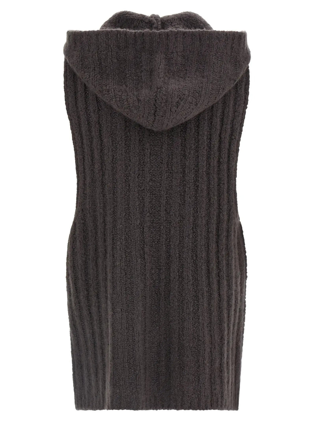 Rick Owens Gray Cashmere Sleeveles Sweater