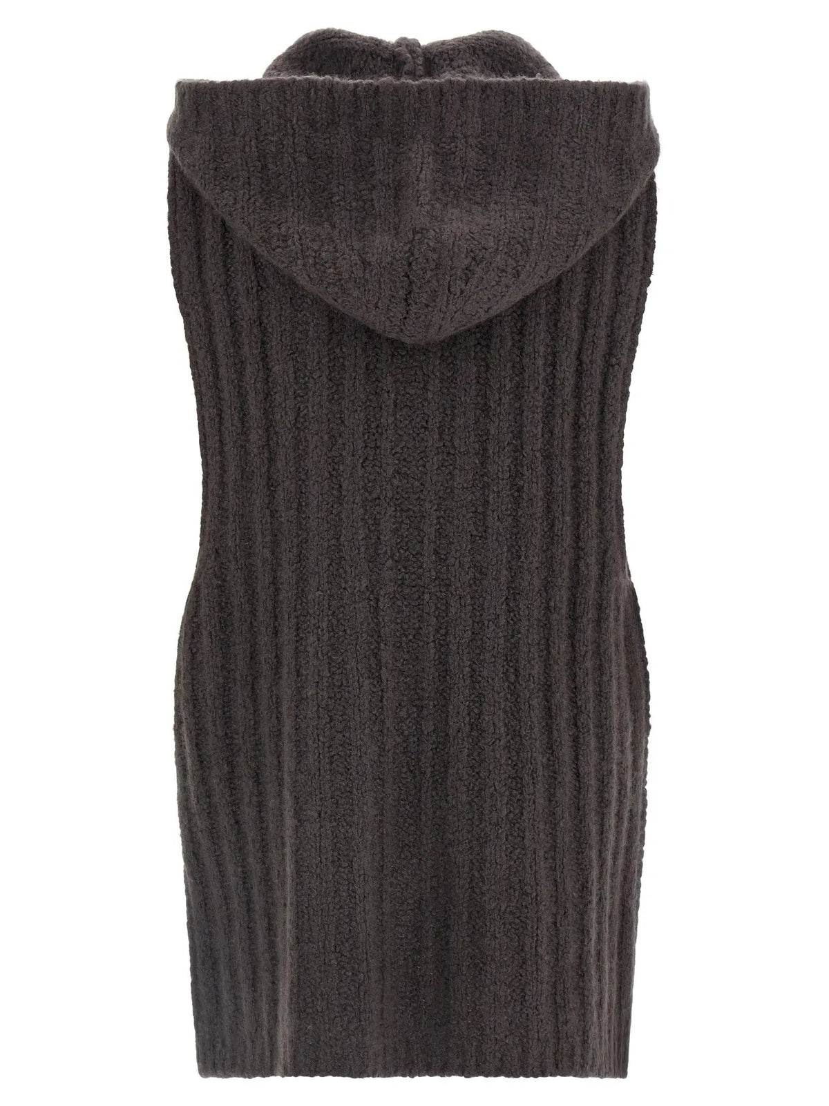 Rick Owens Gray Cashmere Sleeveles Sweater
