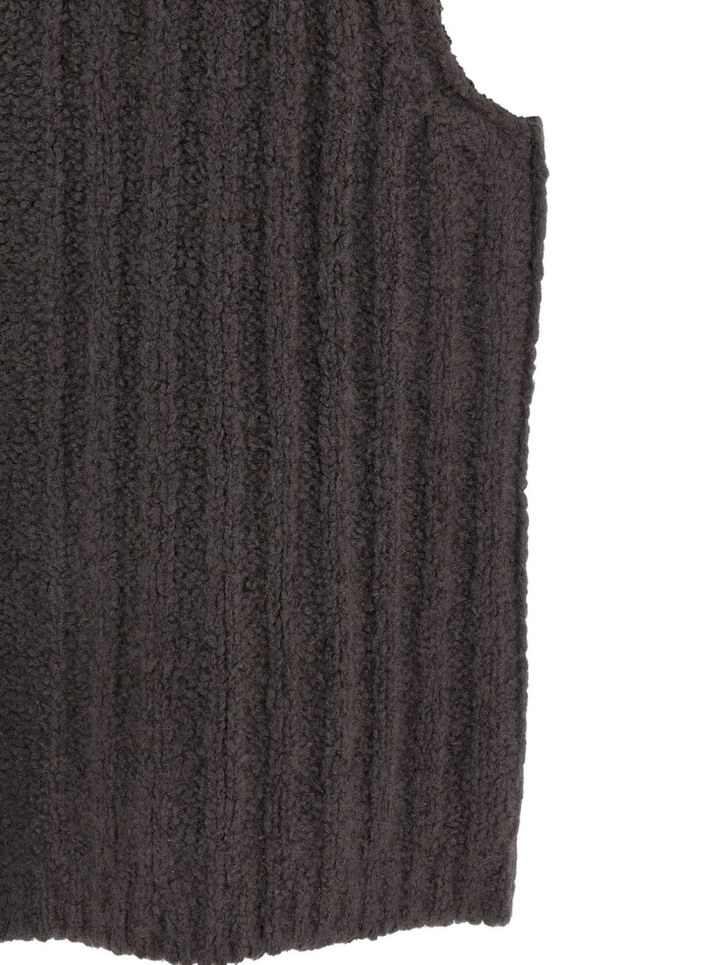 Rick Owens Gray Cashmere Sleeveles Sweater